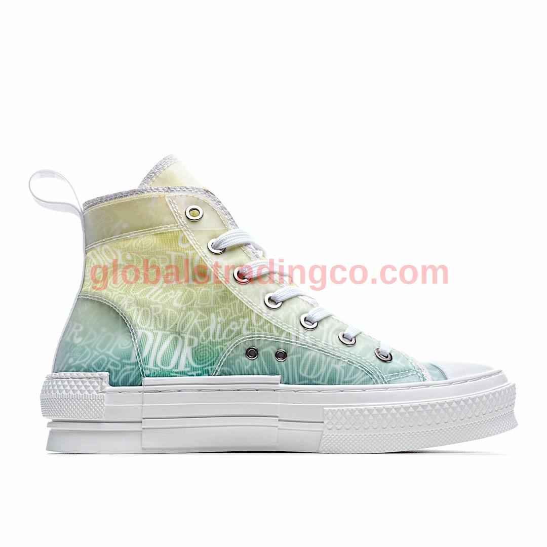 Dior B23 Oblique Slip-on Low Top Sneakers Sheer Print Sneakers